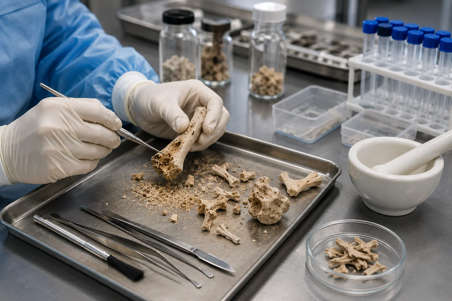 bone retrieval & specimen preparation
